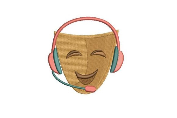 Comedy Drama Mask: A Detailed Embroidery Review