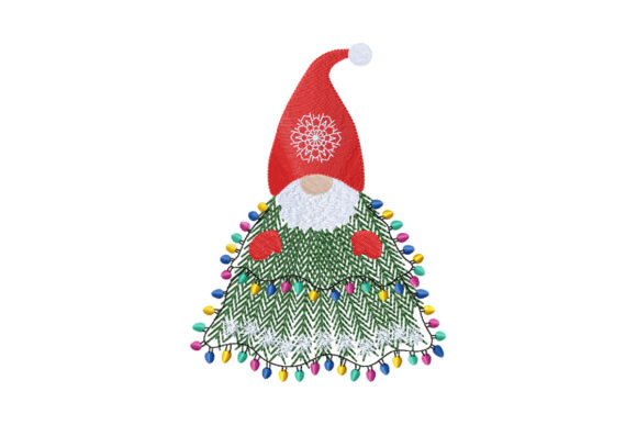 Dressy Gnome Christmas Tree Embroidery Review