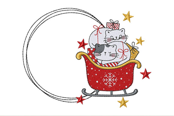 Holiday Review: Circle Frame for Monogram Cute