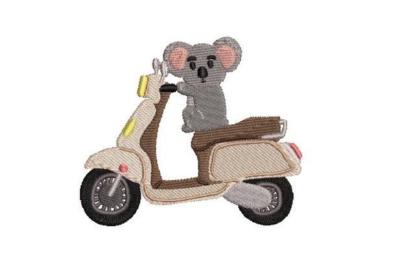 Koala Riding a Moped: A Playful Seasonal Embroidery Review