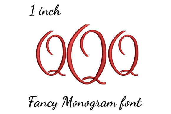 Q Monogram Font Fancy: Seasonal Embroidery Review