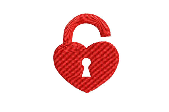 Red Heart Lock Embroidery Design Review